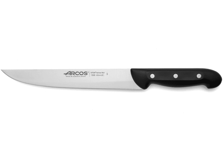 Couteau à découper arcos maitre lame 22cm