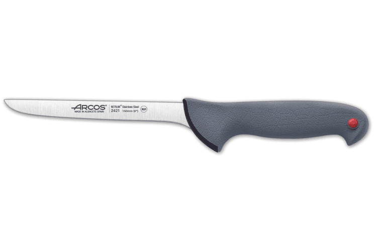 Couteau à désosser professionnel arcos colour prof 242100 lame 15cm manche en pp